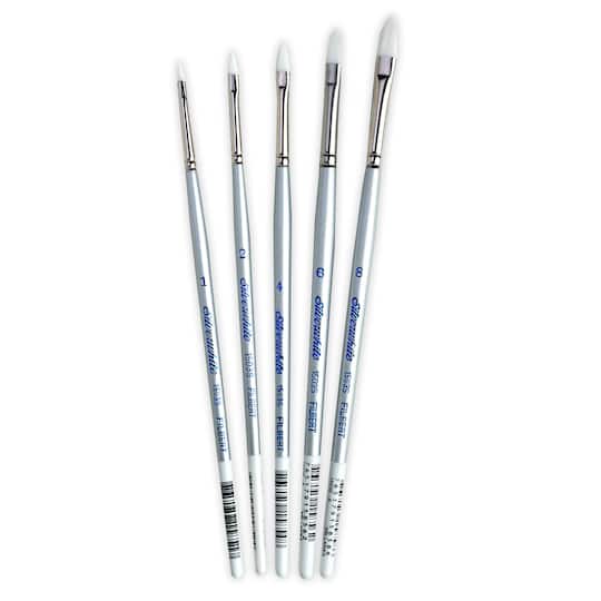 Silver Brush Limited Silverwhite® Filbert Brush Set